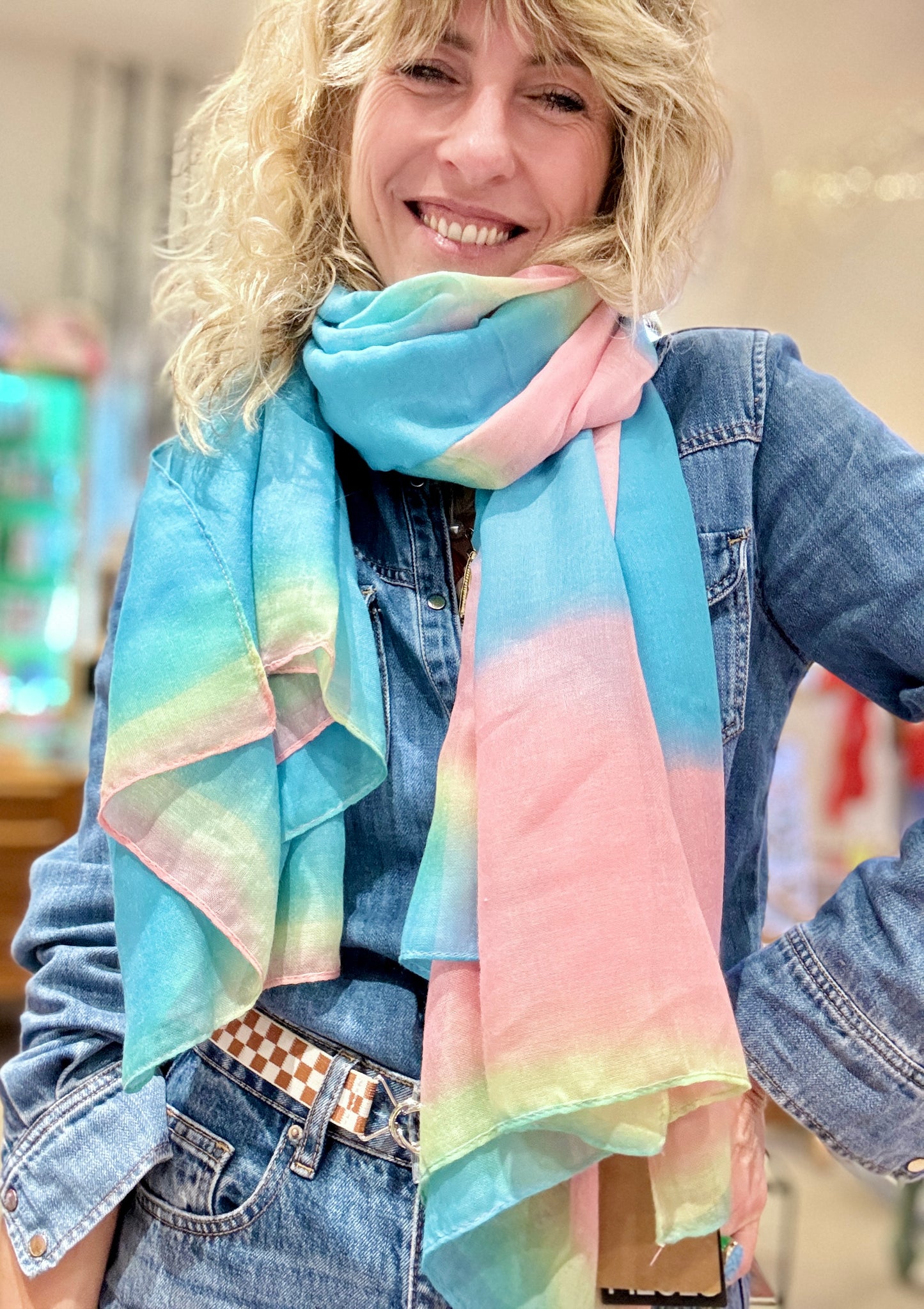 Grand foulard Santa Barbara