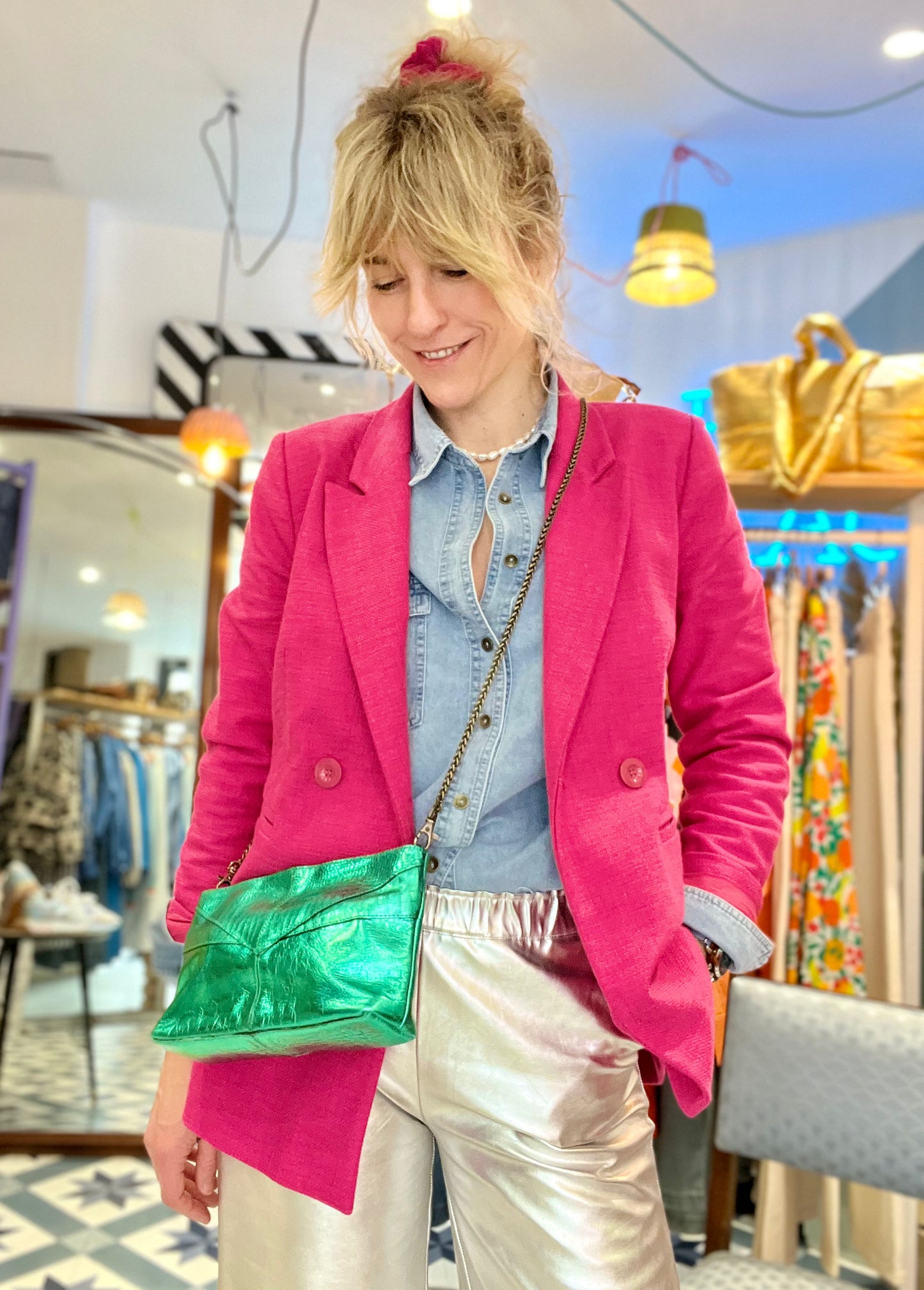 Sac Choupi vert aqua