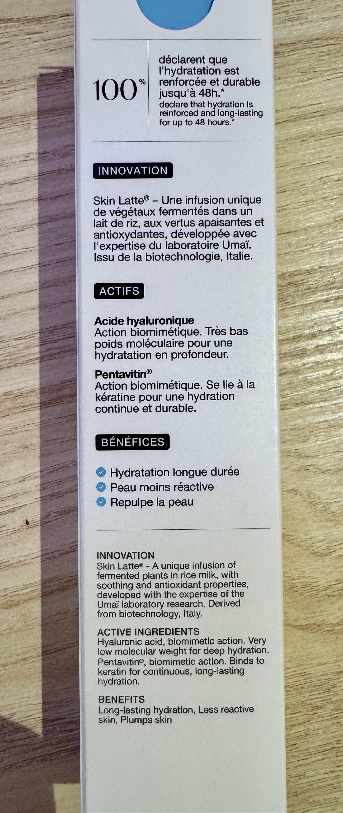 Crème infusée hydratante