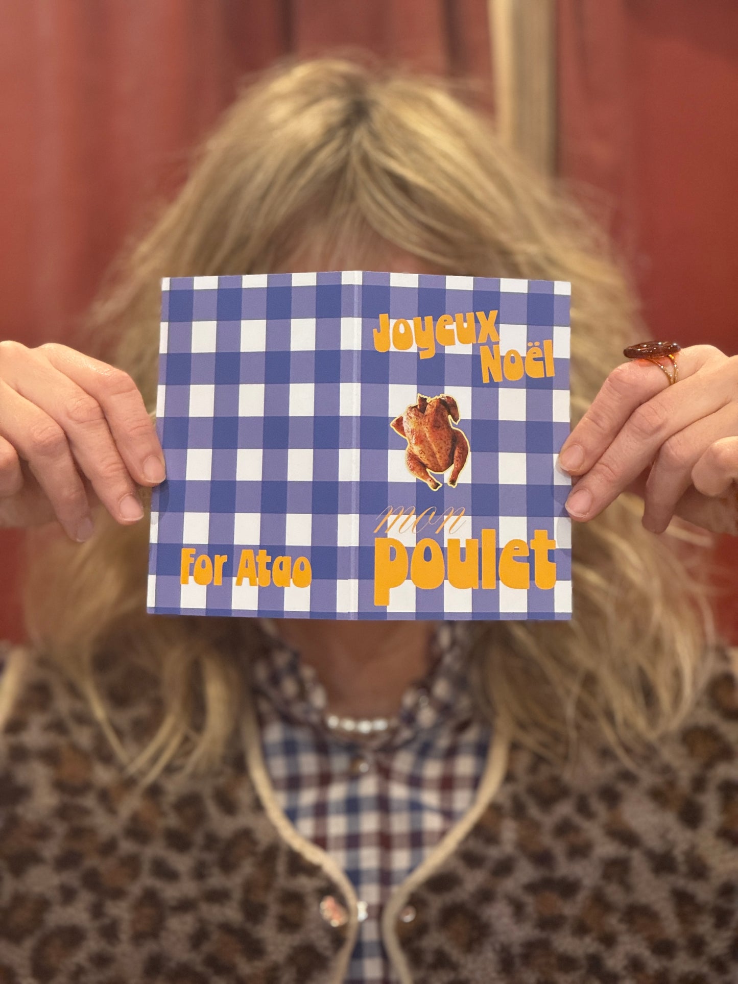 Carte Postale Joyeux Noël mon poulet