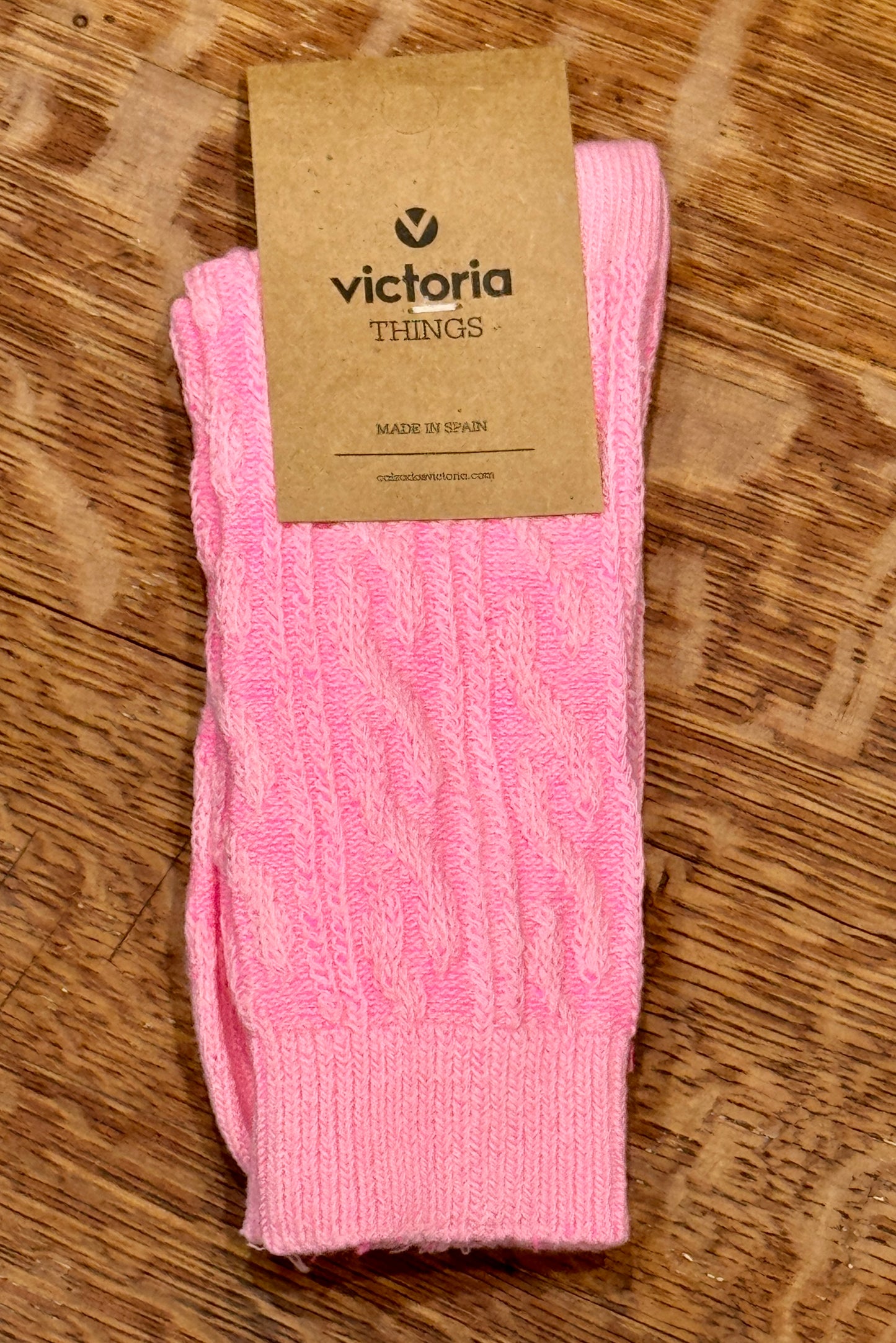 Chaussettes en coton délavé