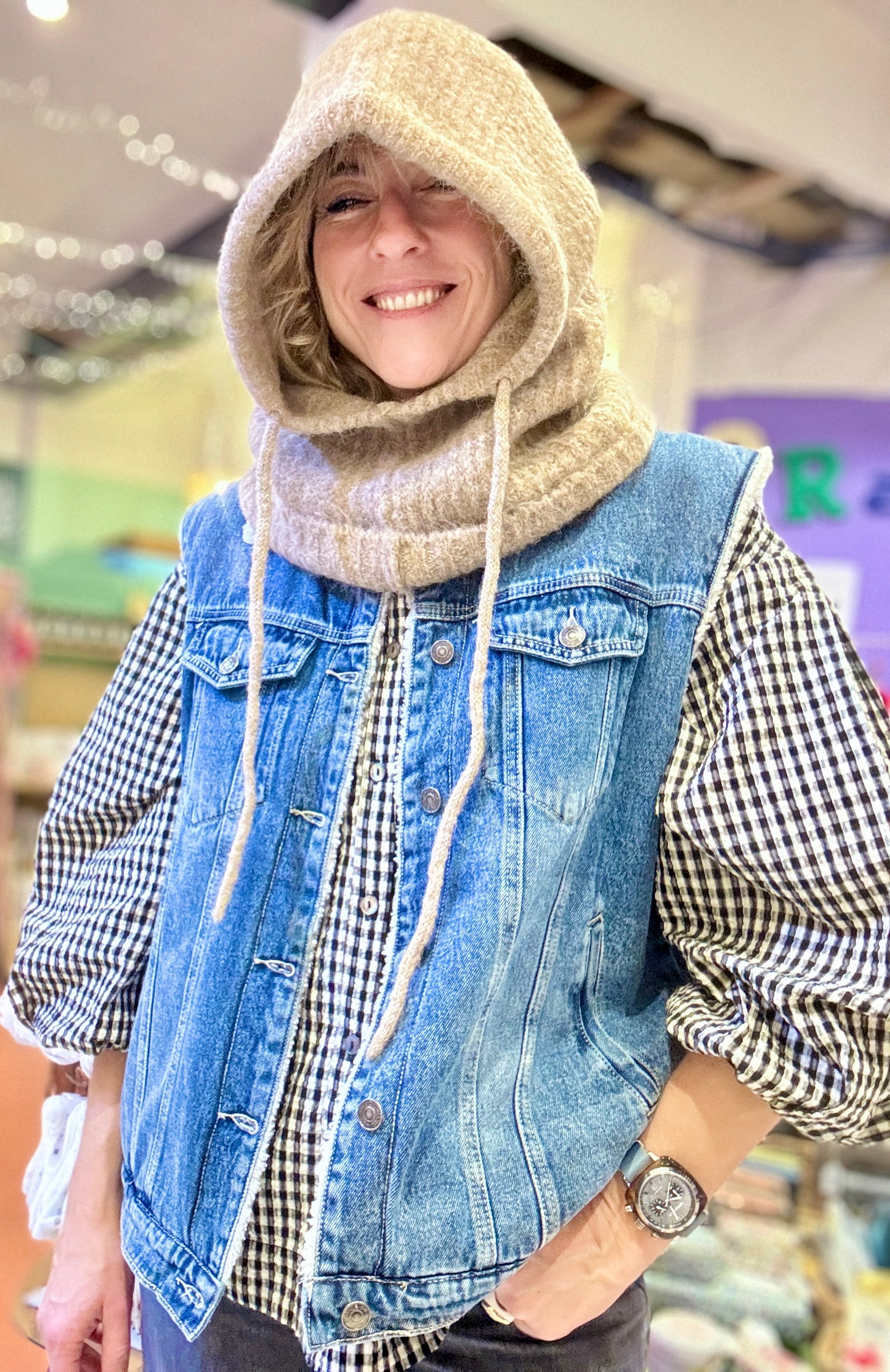 Cagoule Fous Ta Cagoule beige