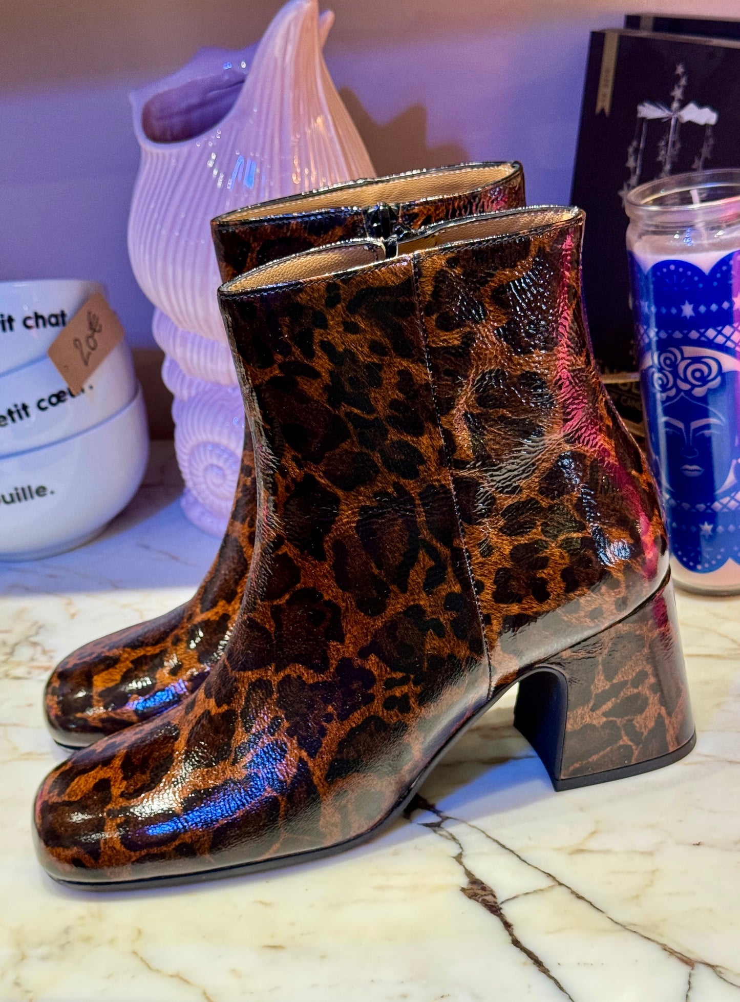 Boots Vernis Léo