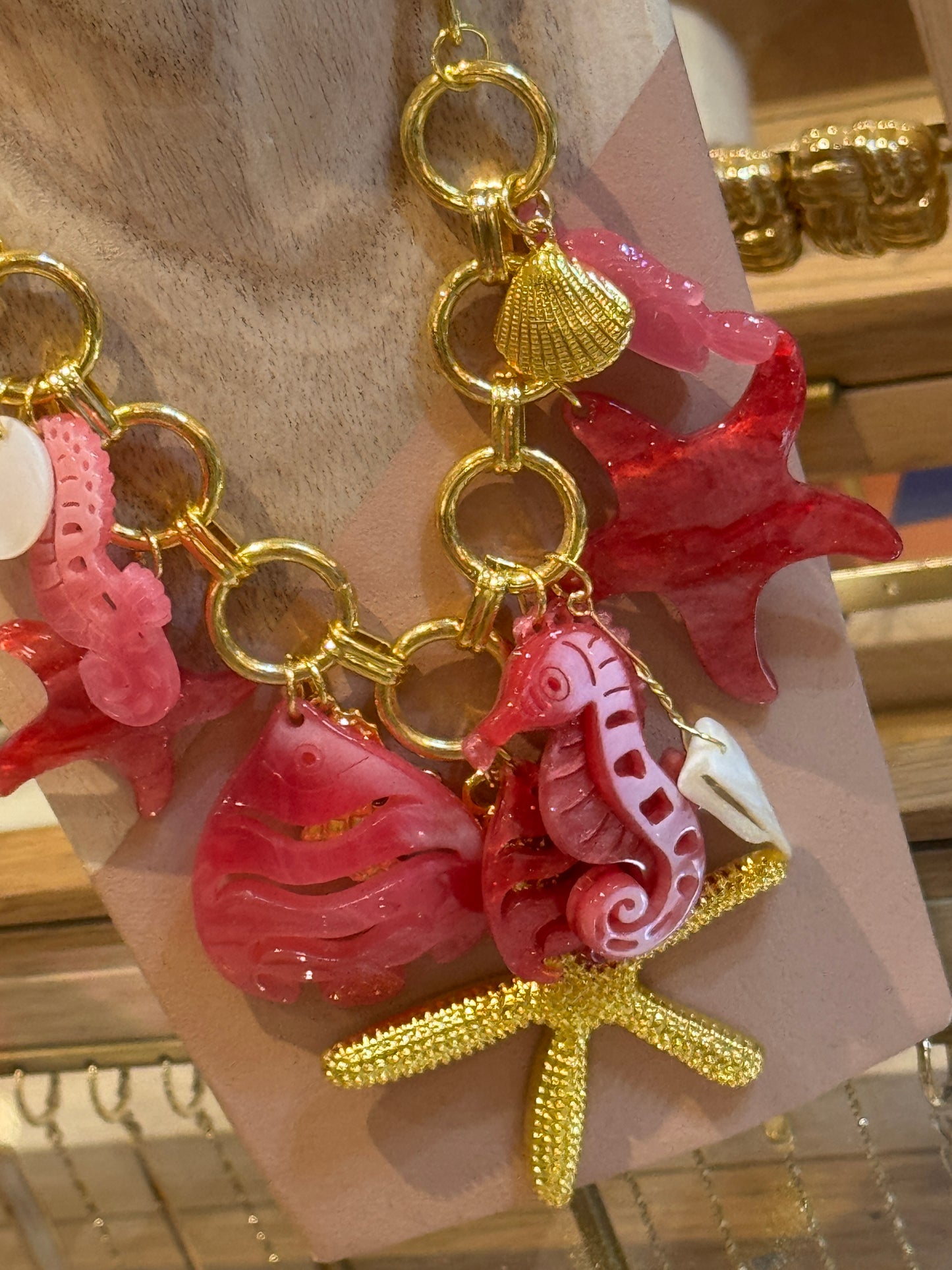 Collier Mermaid rose