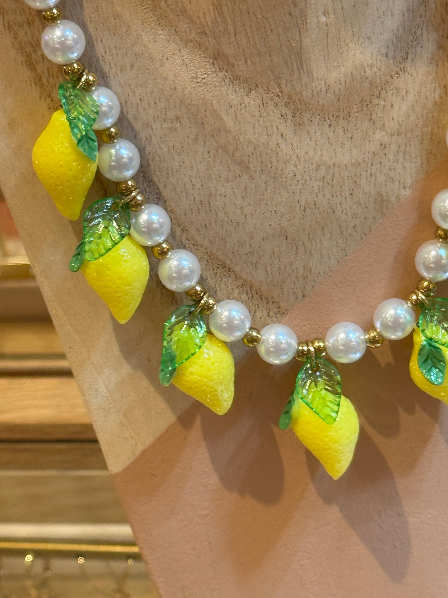Collier Citron Pearl