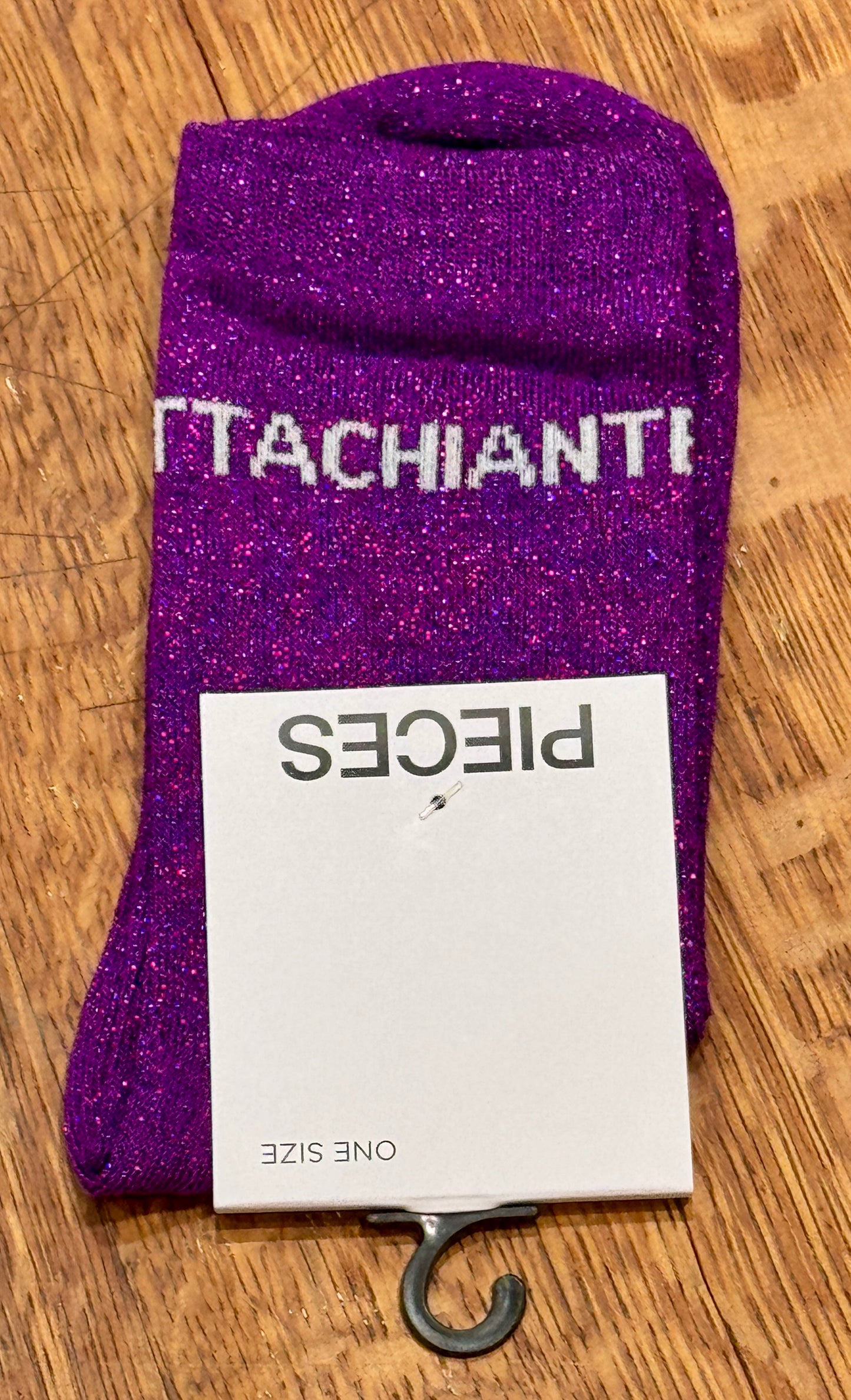 Chaussettes Paillettes mots doux !