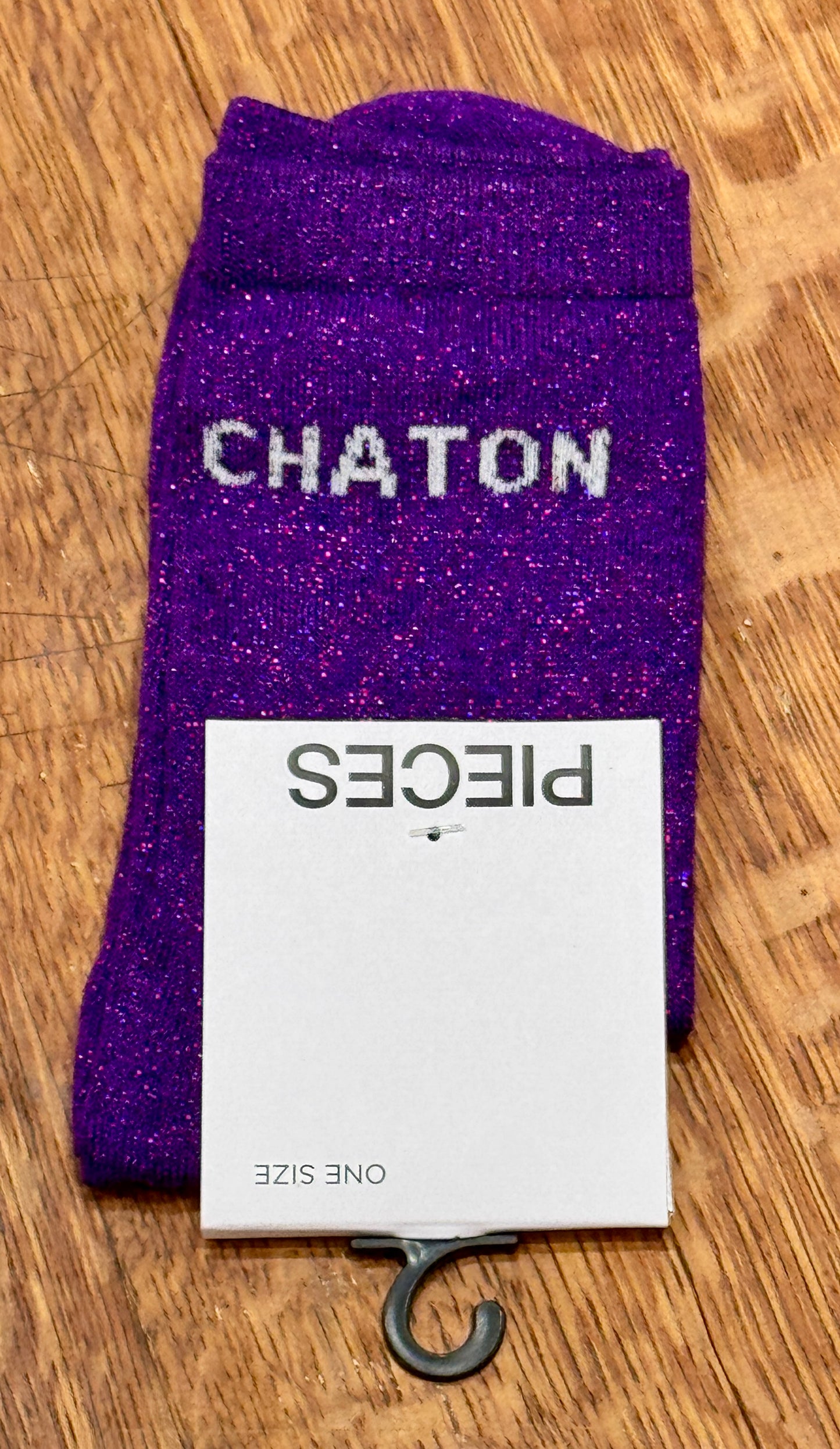 Chaussettes Paillettes mots doux !