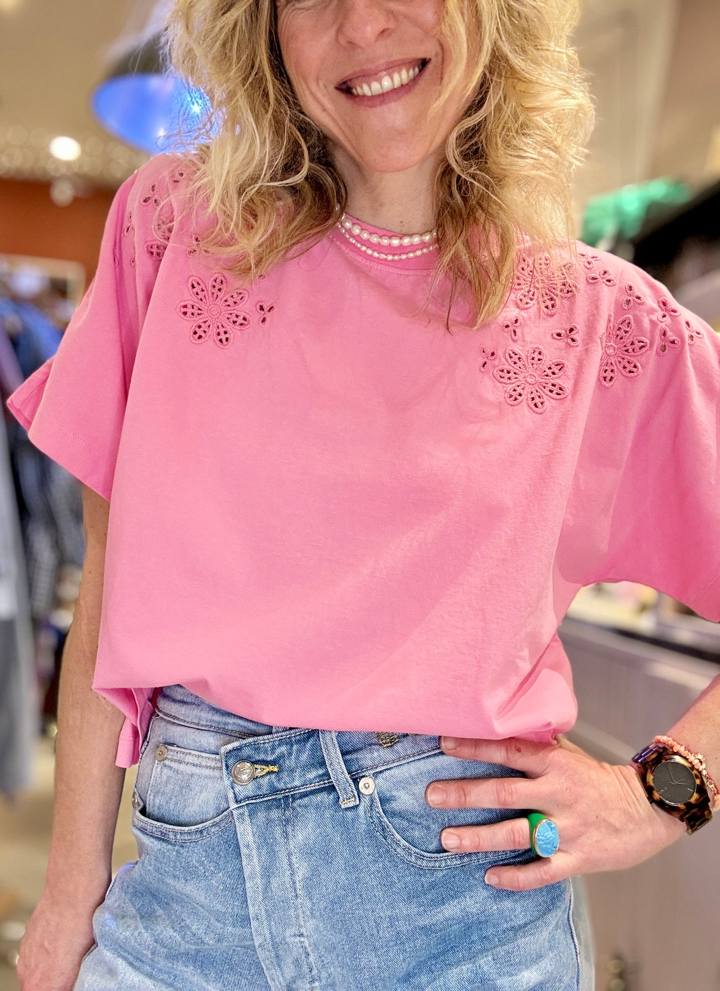 T-shirt Broderie