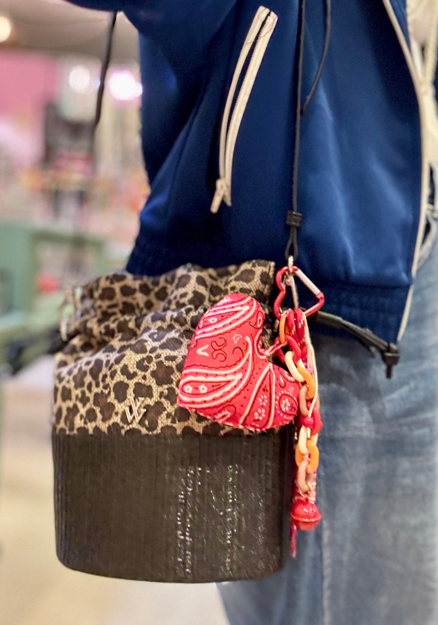 Grigri de sac Bandana rouge