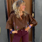 Chemise Janet choco