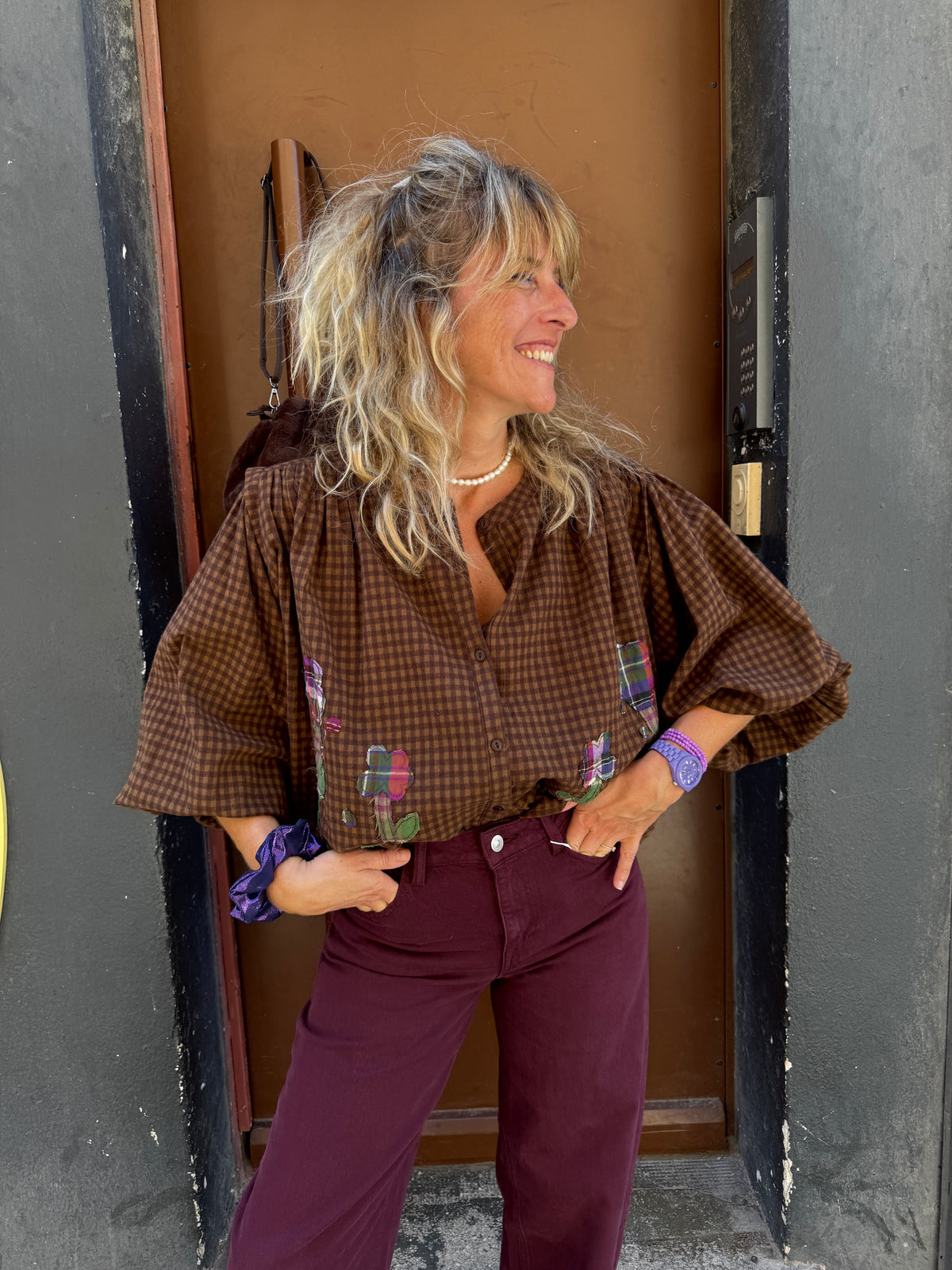 Chemise Janet choco