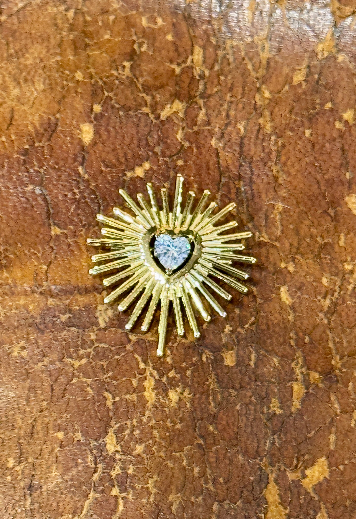 Broche Coeur Gold