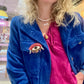 Broche Big Eye rouge