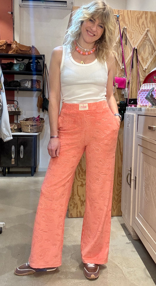 Pantalon Bob corail
