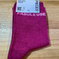 Chaussettes Paillettes mots doux !