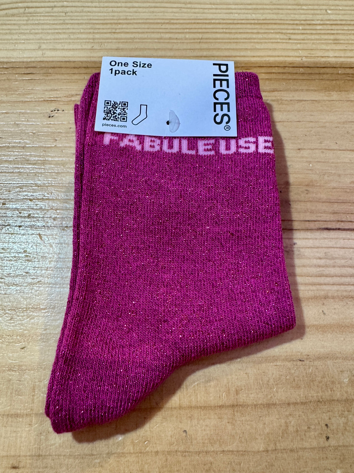 Chaussettes Paillettes mots doux !