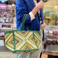 Panier Marrakech vert
