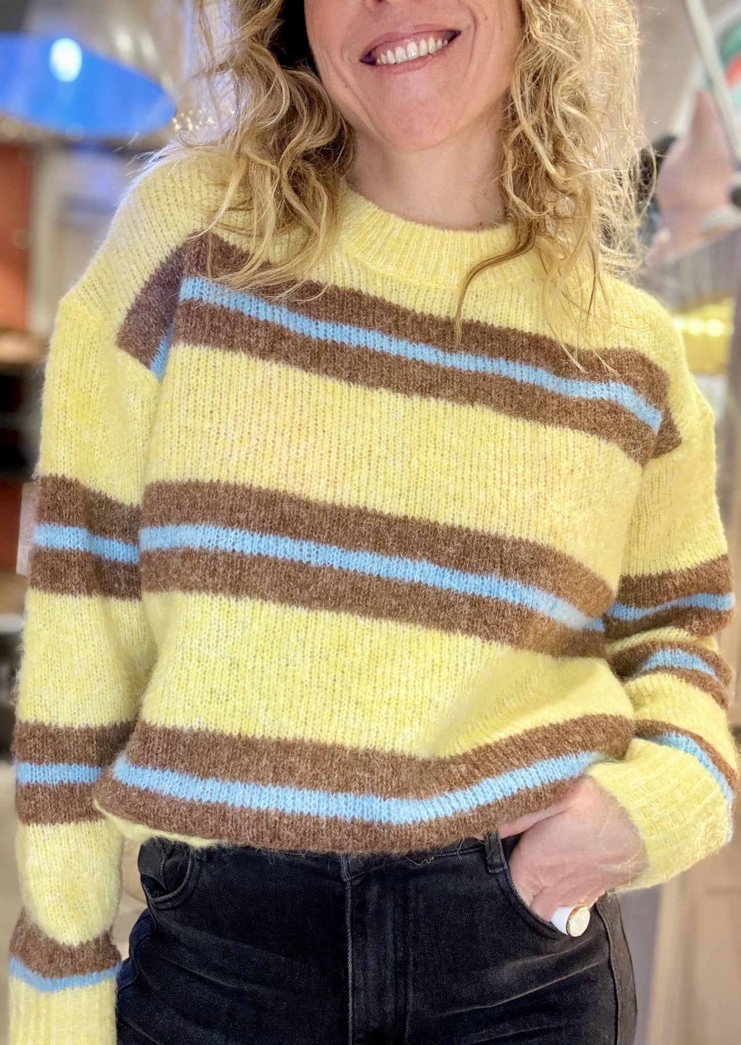 Pull Berlingot jaune