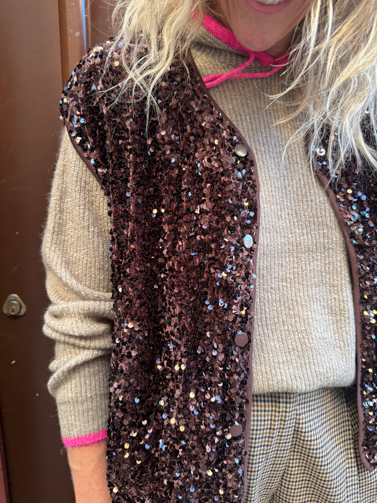 Gilet Abba choco