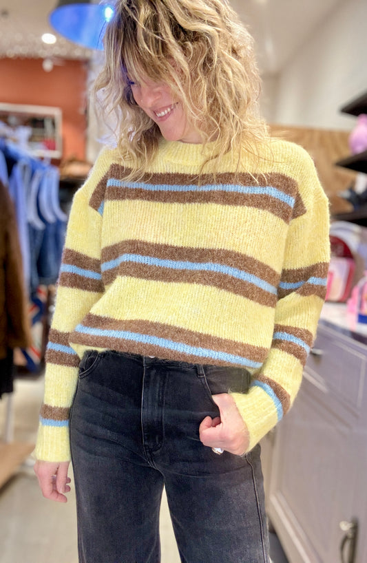 Pull Berlingot jaune