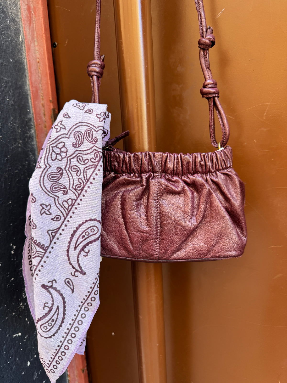 Foulard Presley parme