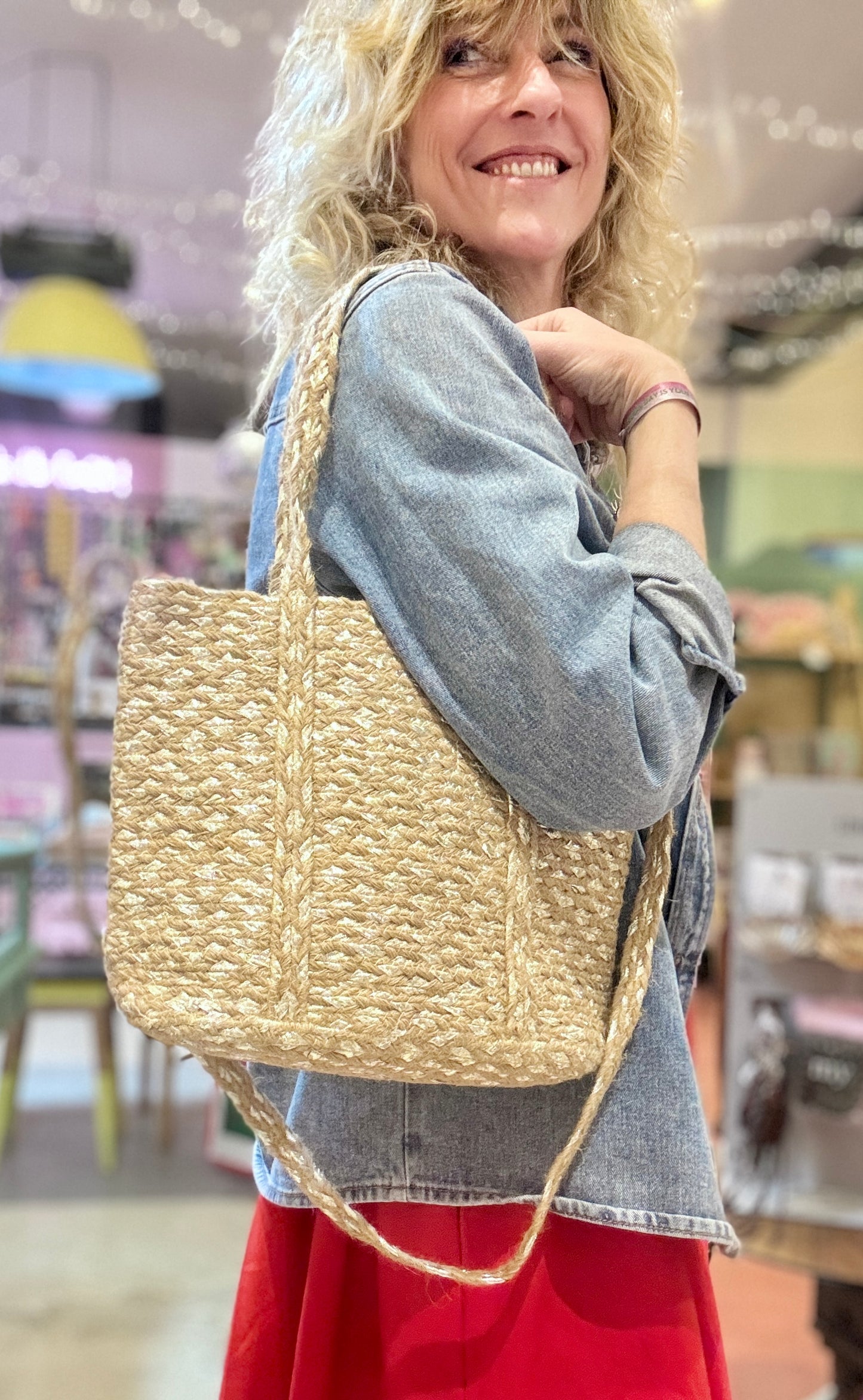 Panier Playa silver