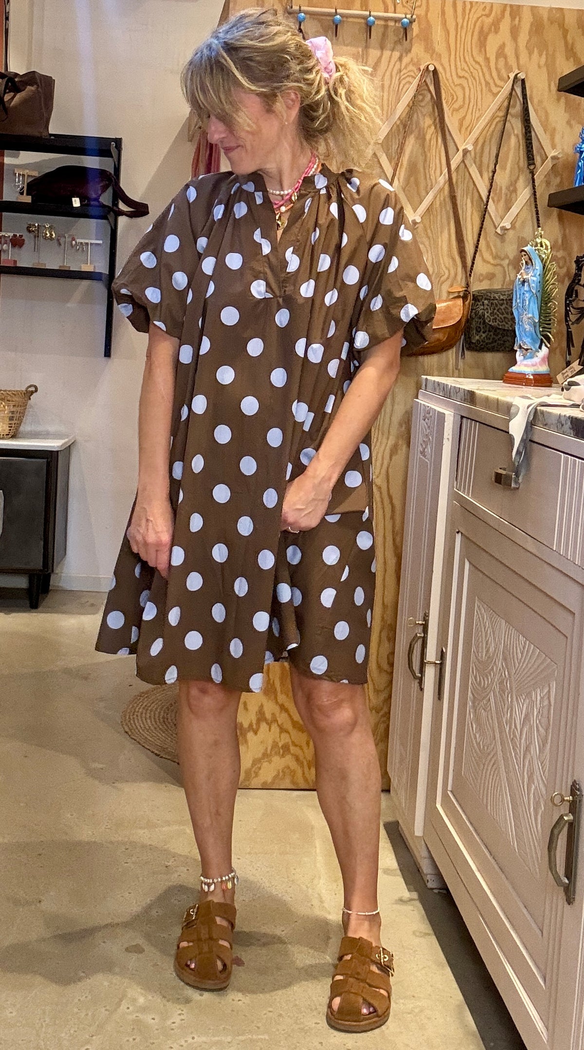 Robe Poppy pois