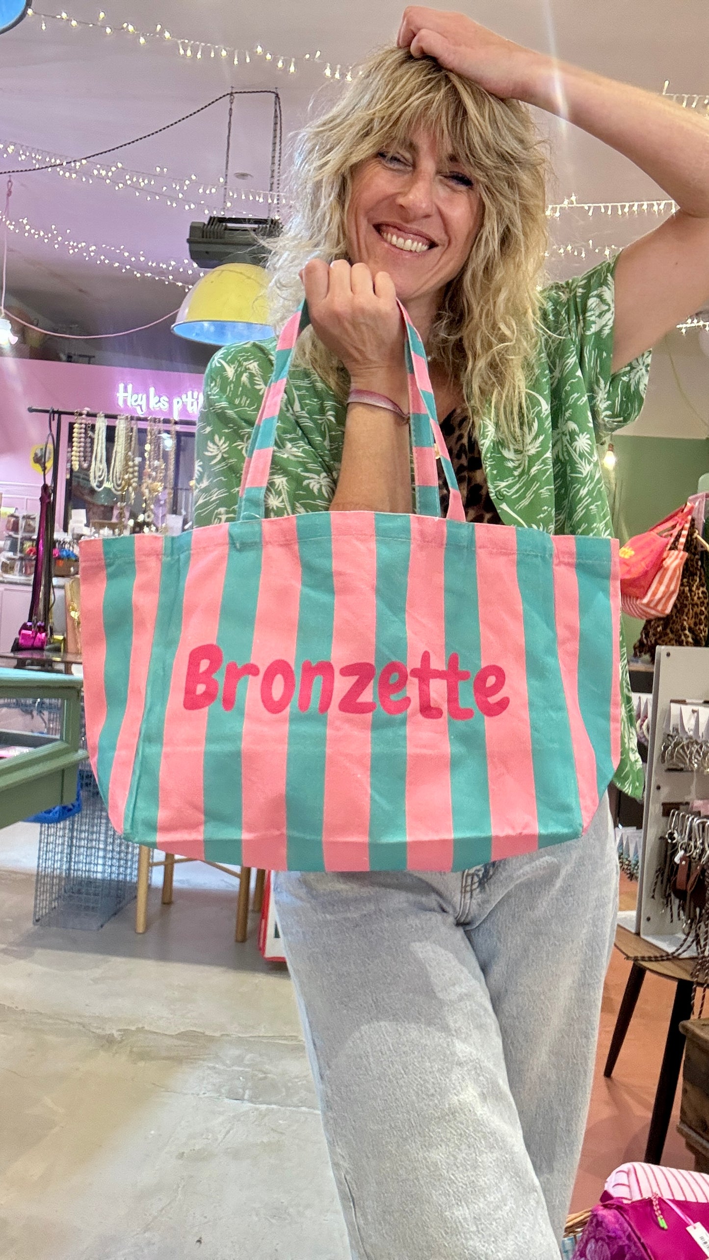 Sac Bronzette rose