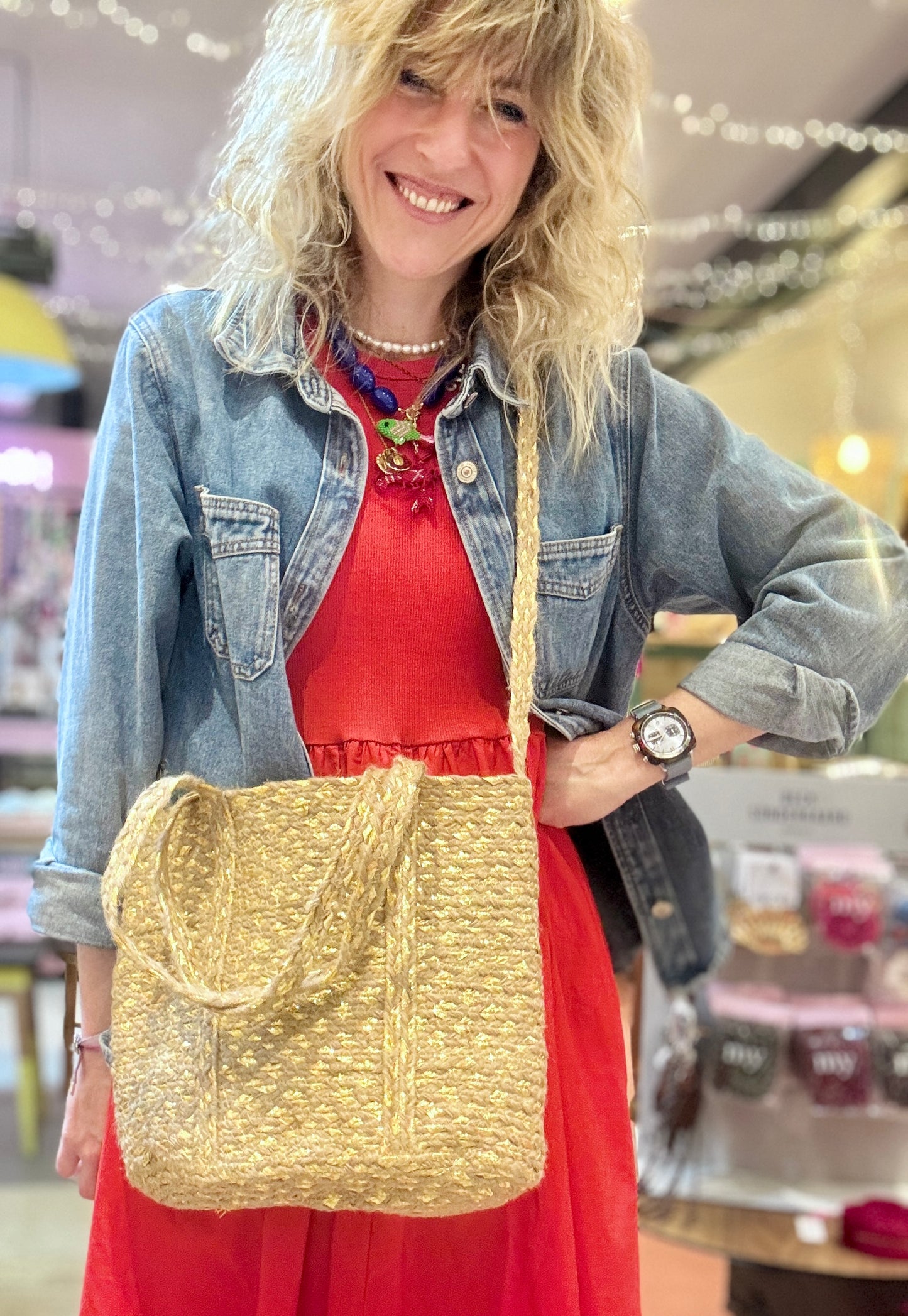Panier Playa gold