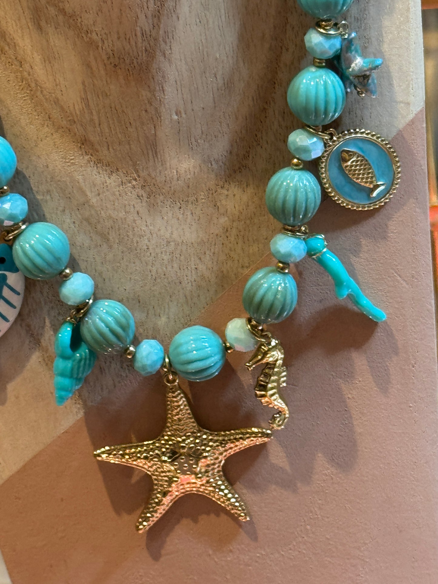Collier Majorque bleu