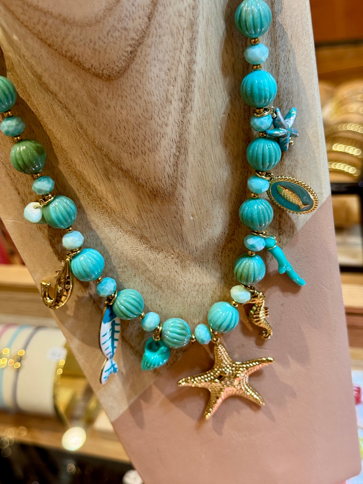 Collier Majorque bleu