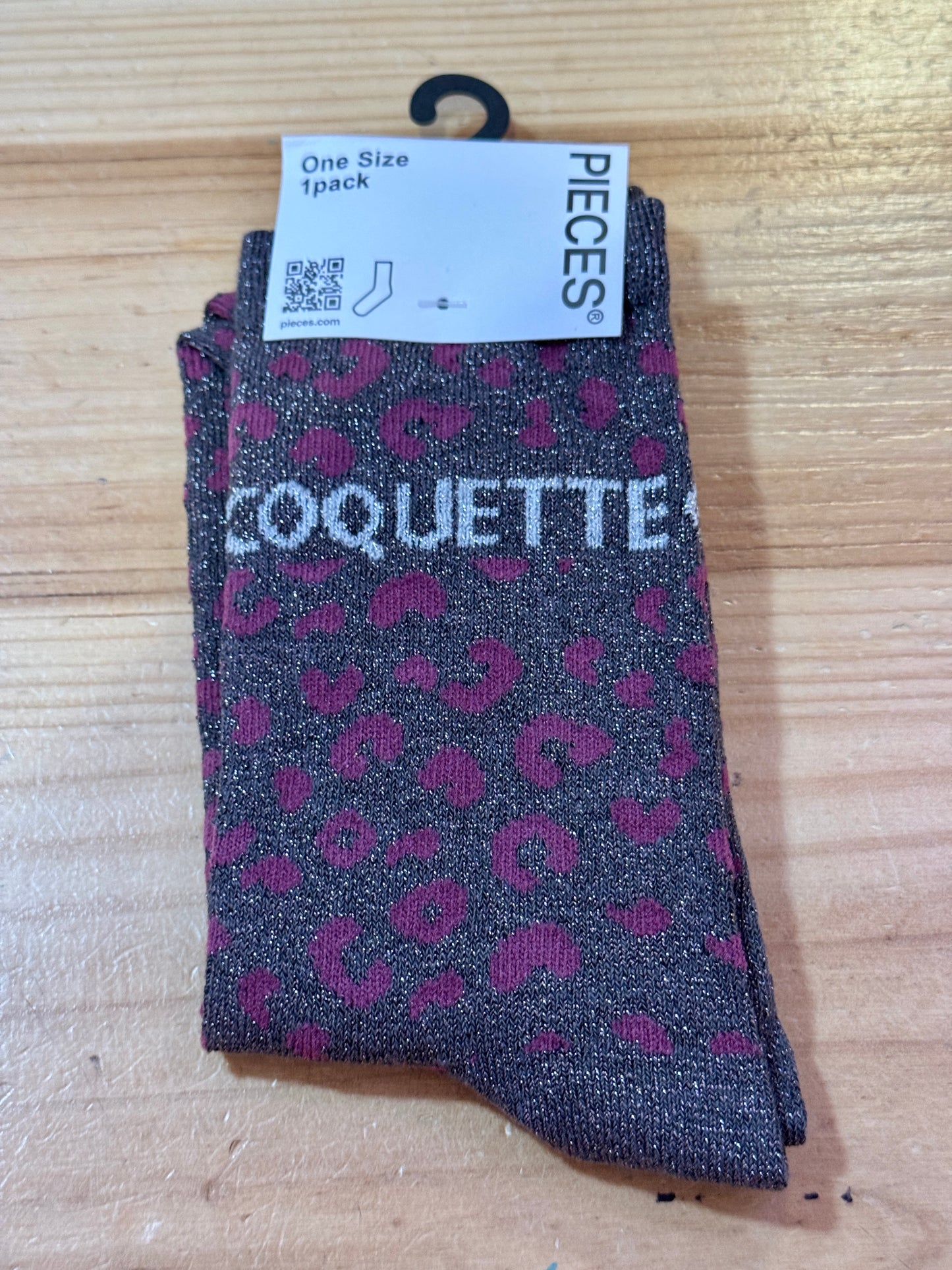 Chaussettes Paillettes mots doux !