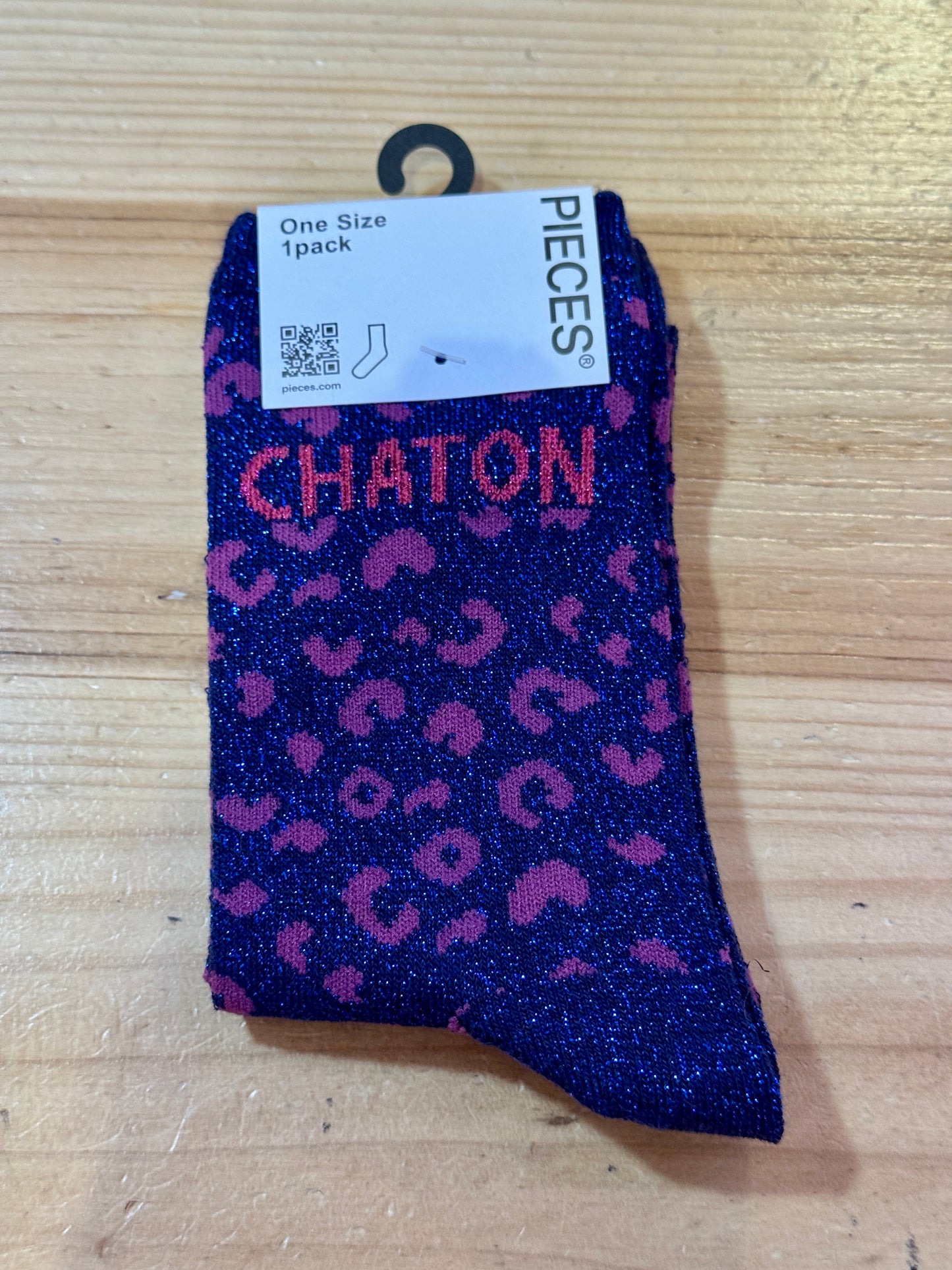 Chaussettes Paillettes mots doux !