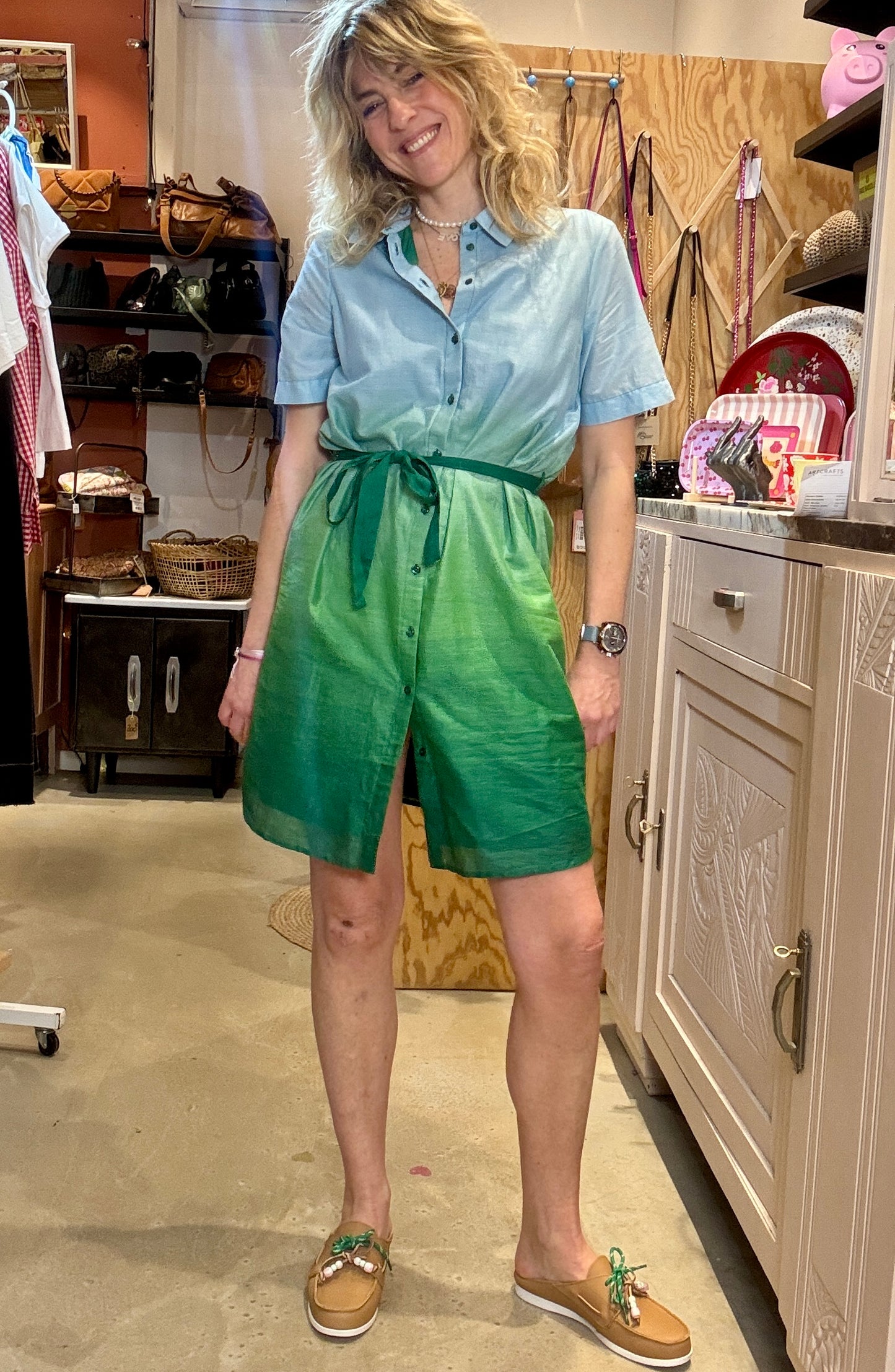 Robe Rainbow bleue