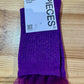 Chaussettes paillettes à volants