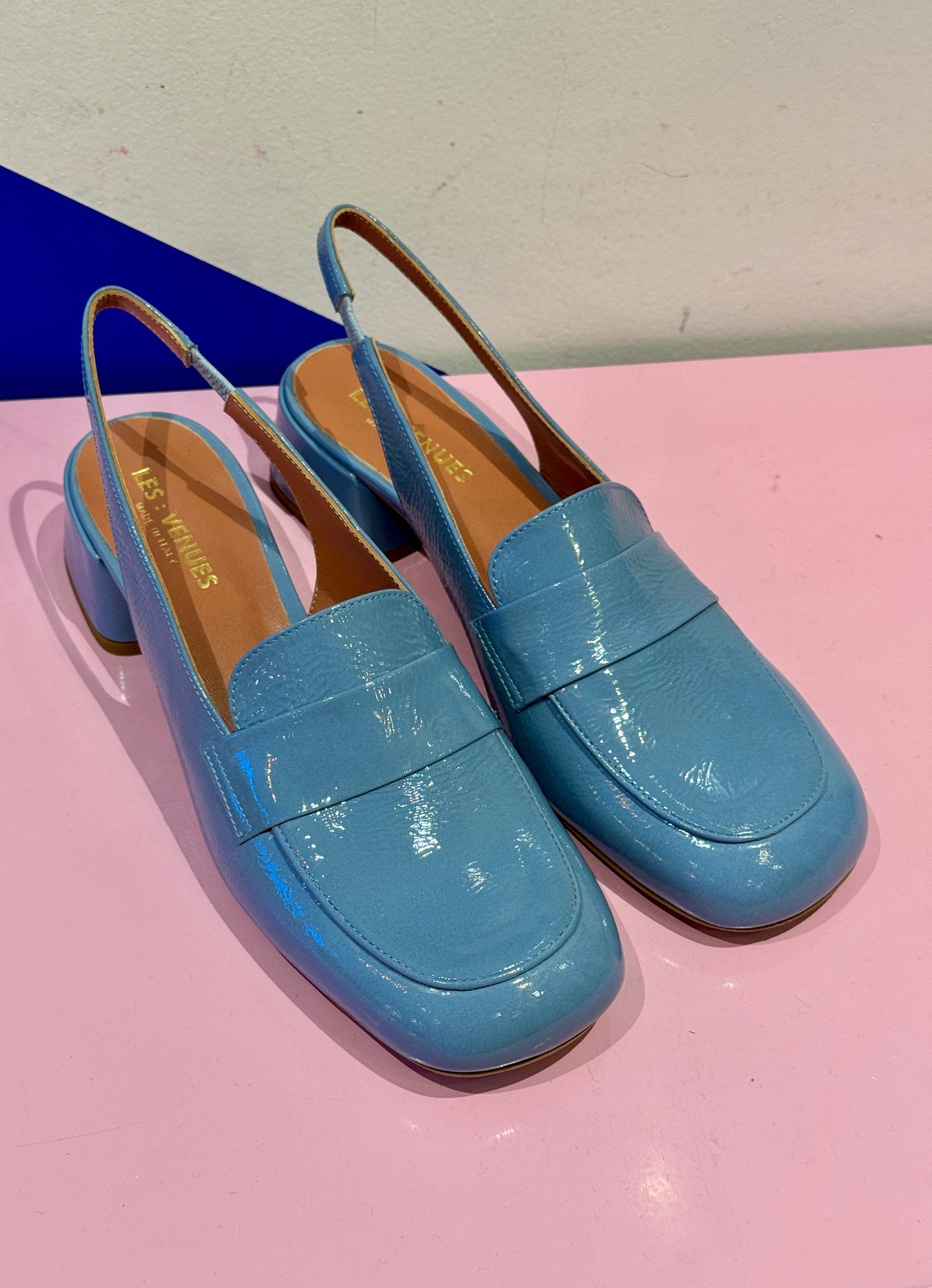 Mocassins Camille bleus
