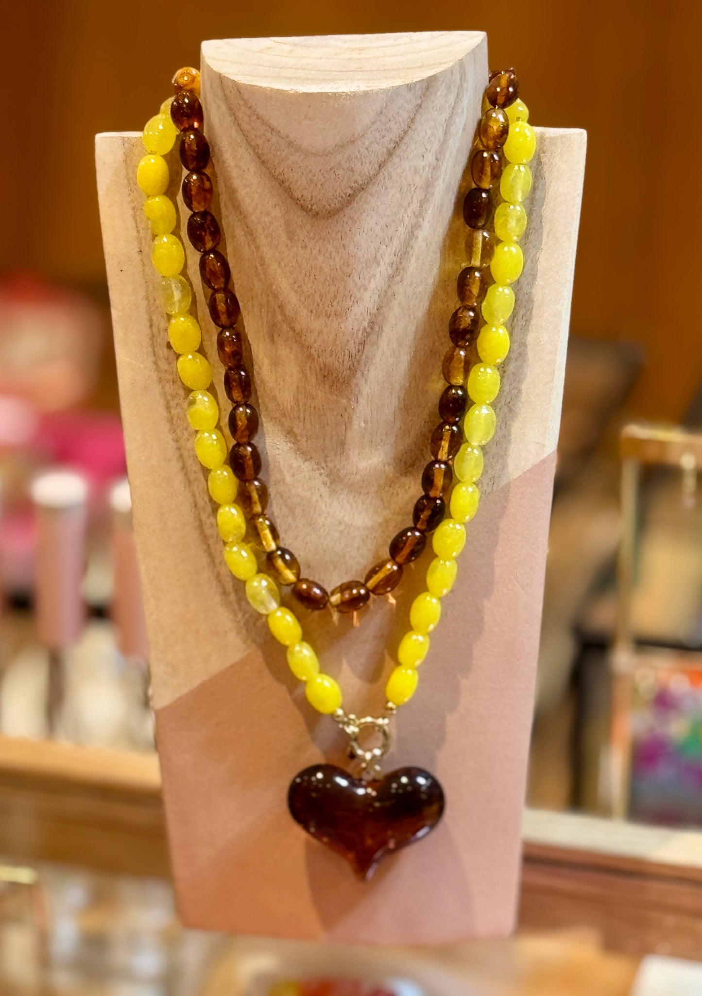 Maxi Breloque Coeur écaille