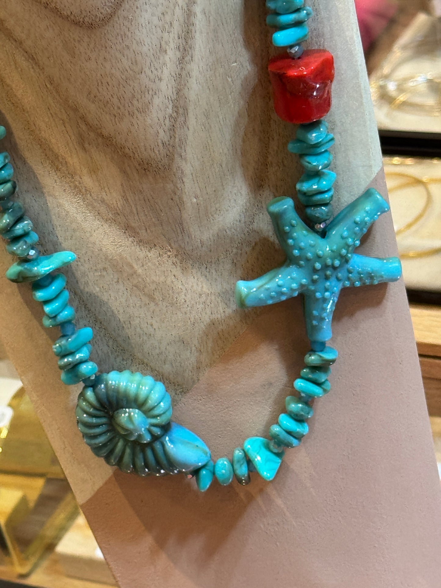 Collier Coco bleu