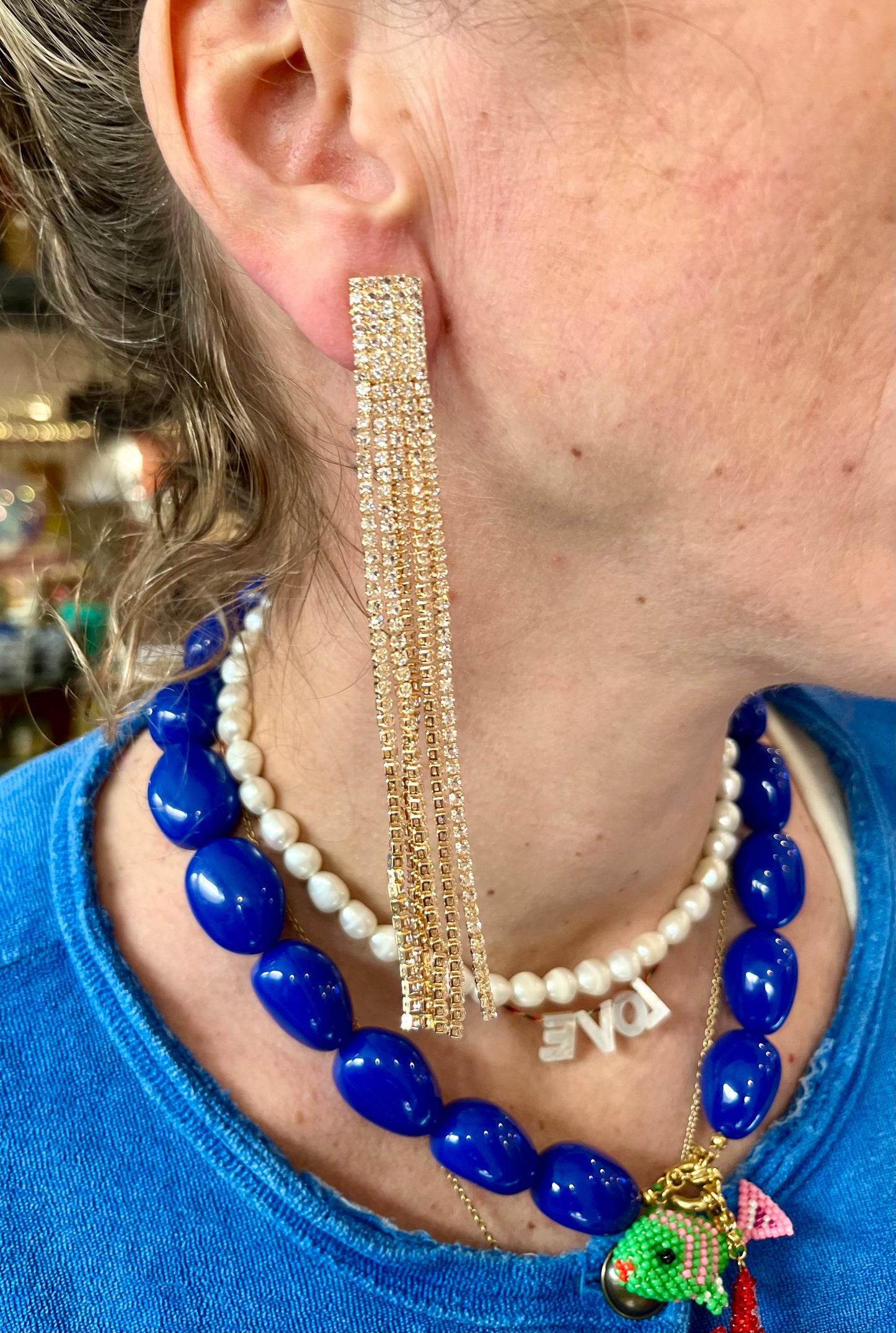 Boucles d'oreilles Dynasty or