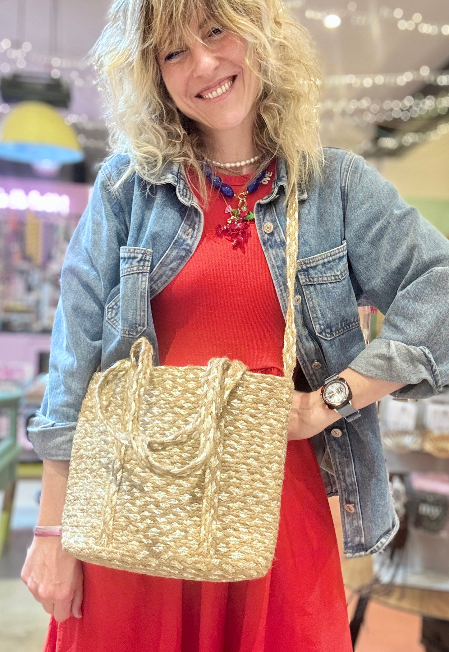 Panier Playa silver