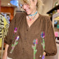 Chemise Janet choco