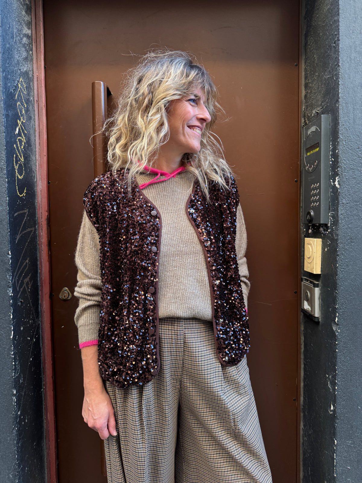 Gilet Abba choco