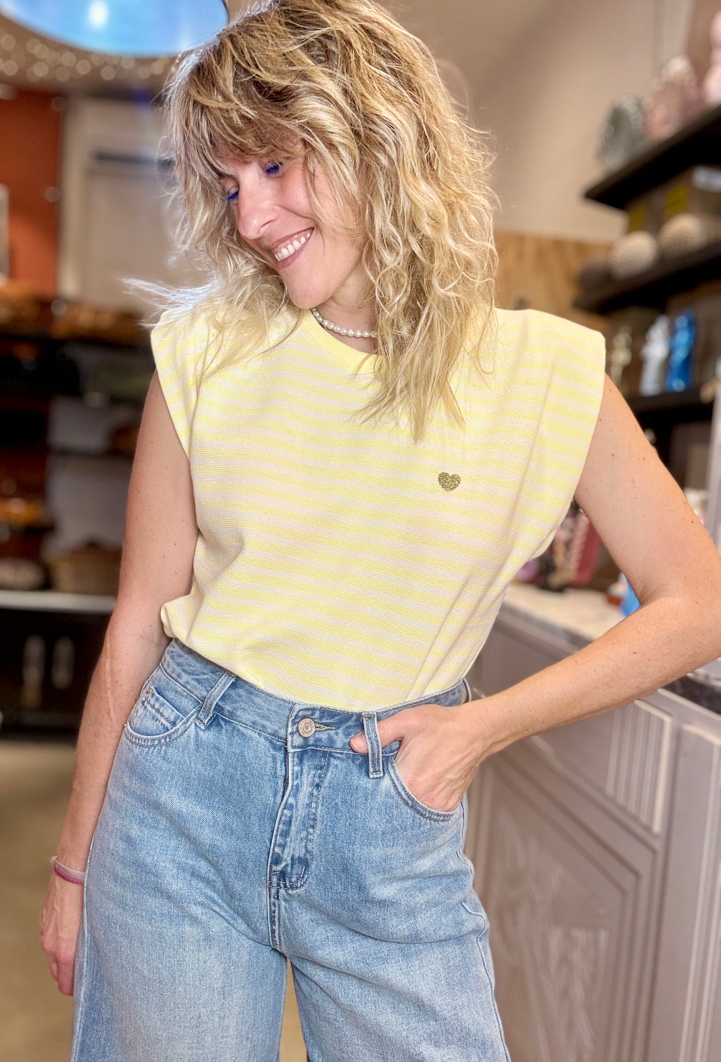 T-Shirt Roxy jaune
