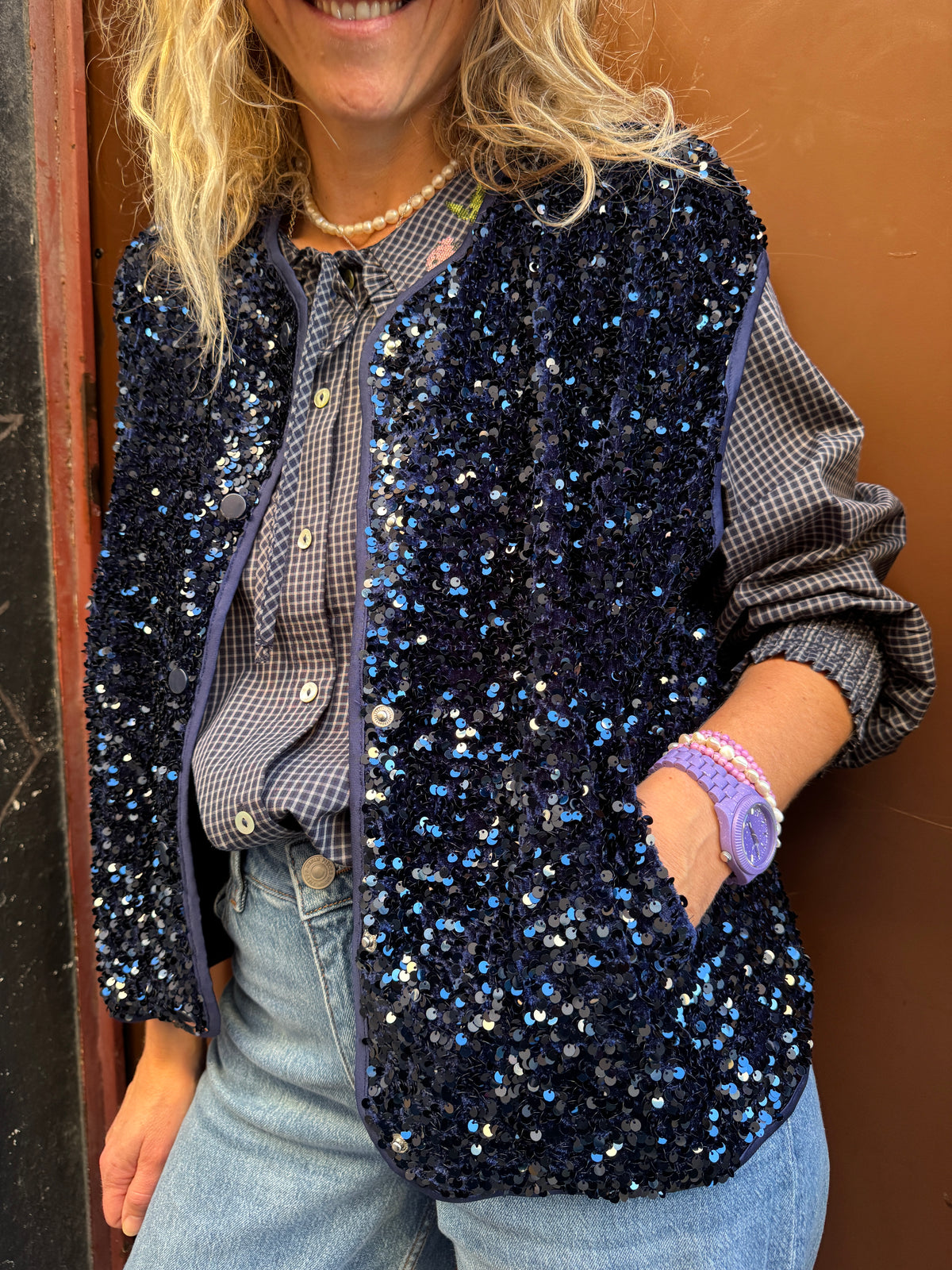 Gilet Abba marine