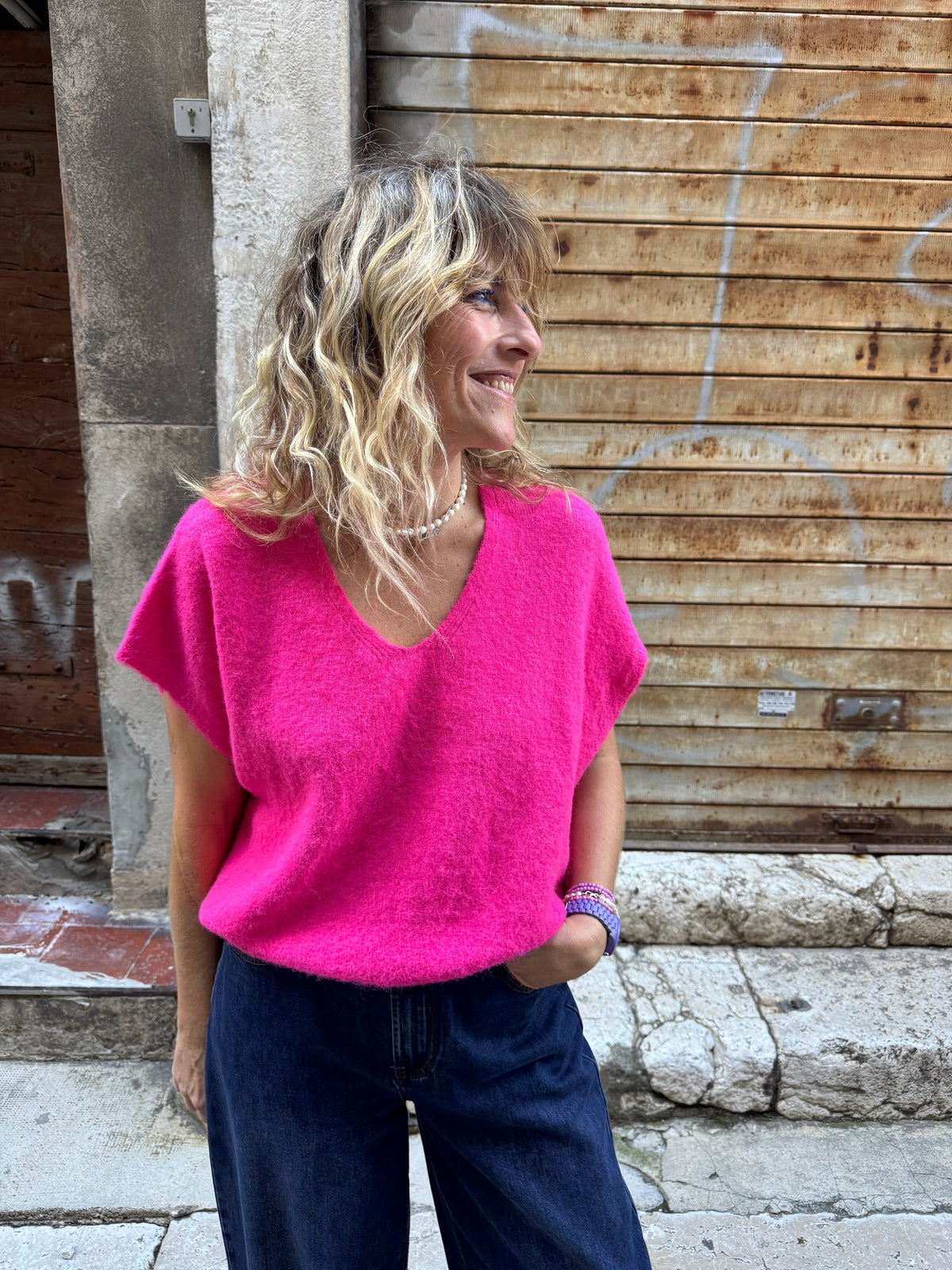 Pull Gilbert rose fluo