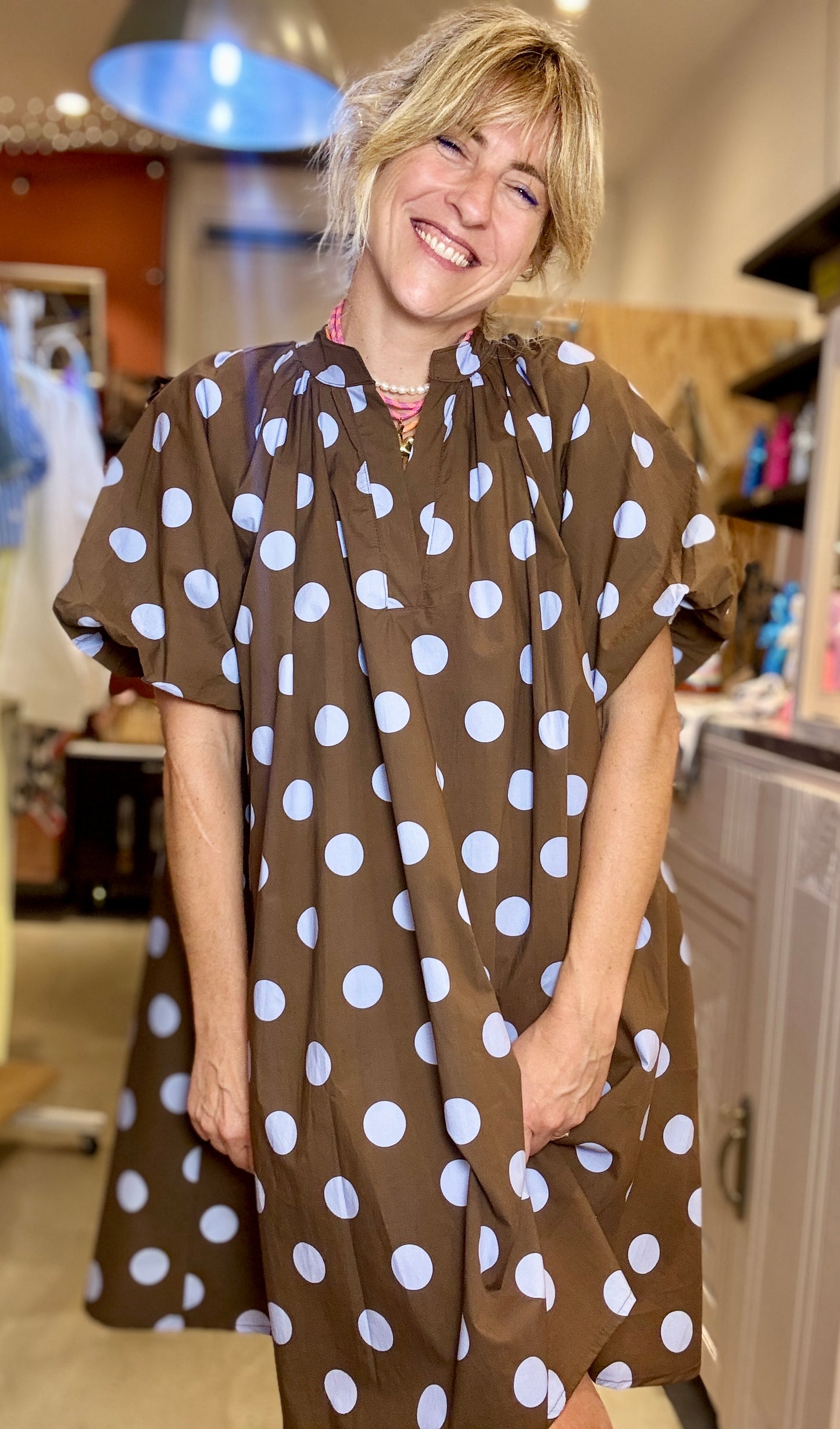 Robe Poppy pois