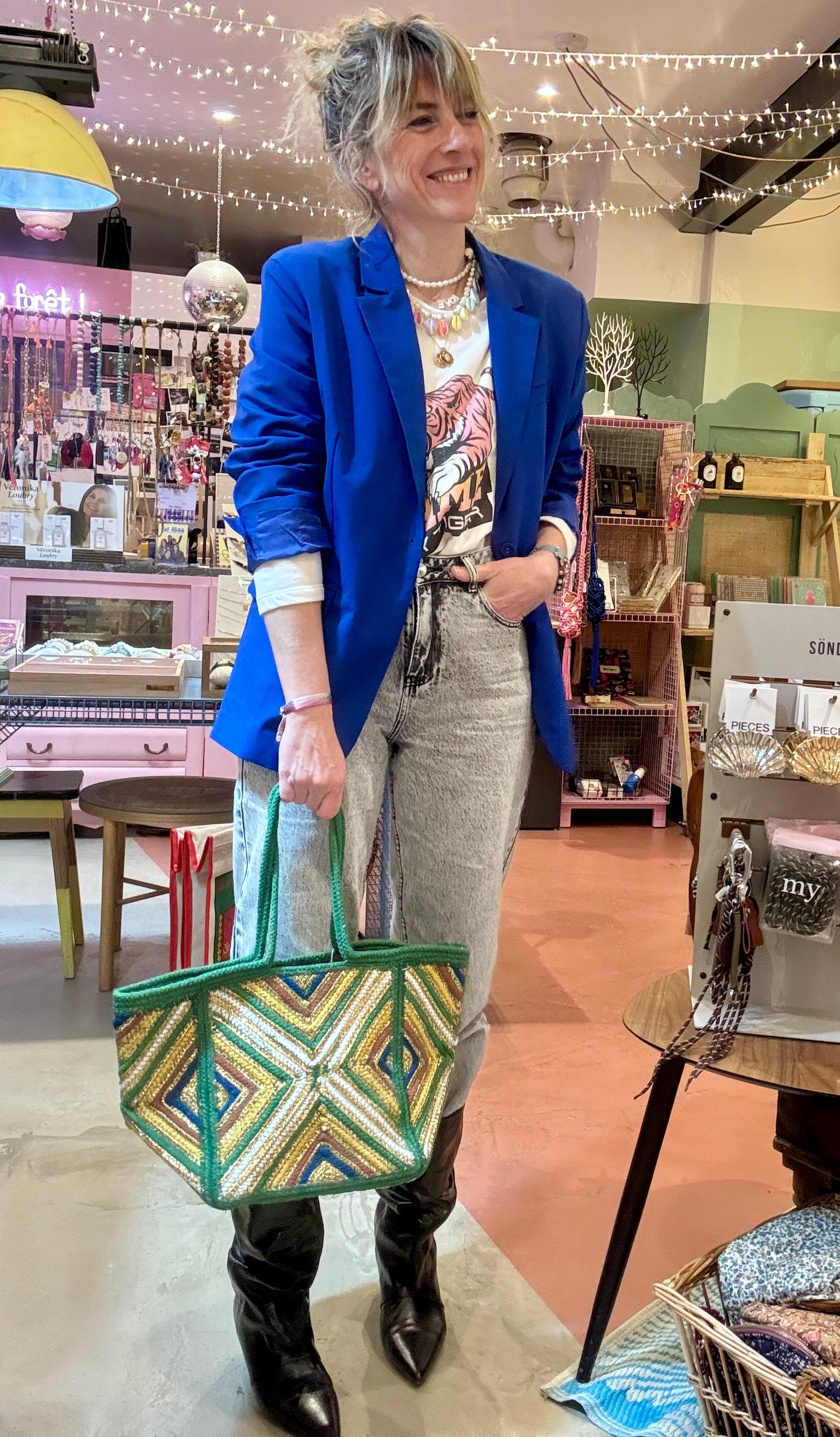 Panier Marrakech vert