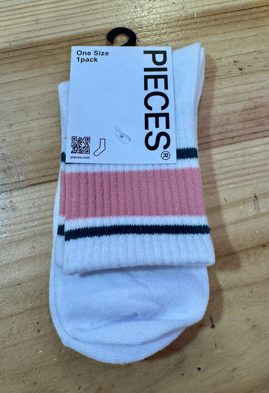Chaussettes Rayées roses
