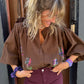 Chemise Janet choco
