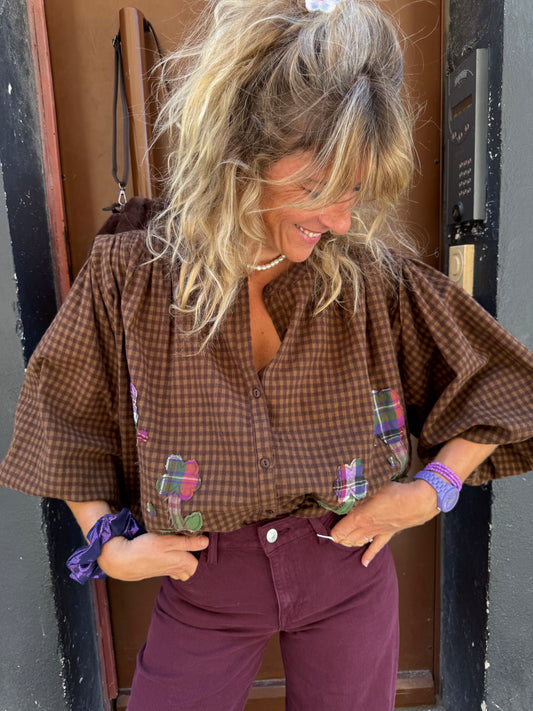 Chemise Janet choco